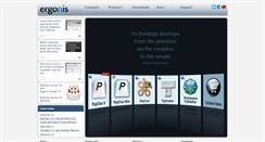 Desktop Screenshot of ergonis.com